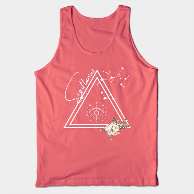 Sagittarius Zodiac Signs Astrology Horoscope Tank Top by MalibuSun